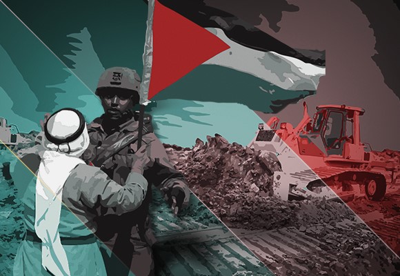 الصراع الفلسطيني - الصهيوني وإنتاج الأرض الفارغة