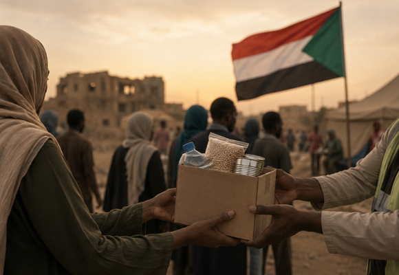 العمل الإنساني في السودان