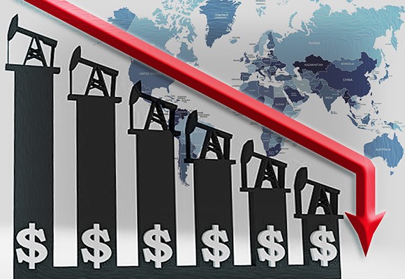 منحنى انهيار أسهار النفط