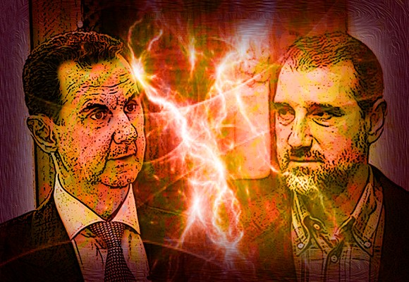 بشار الأسد ورامي مخلوف