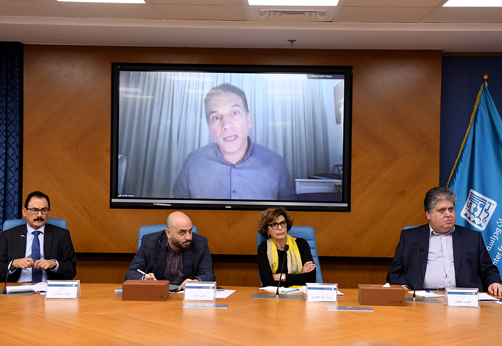 حارث حسن معقبا على ورقتي السيمنار عبر زووم