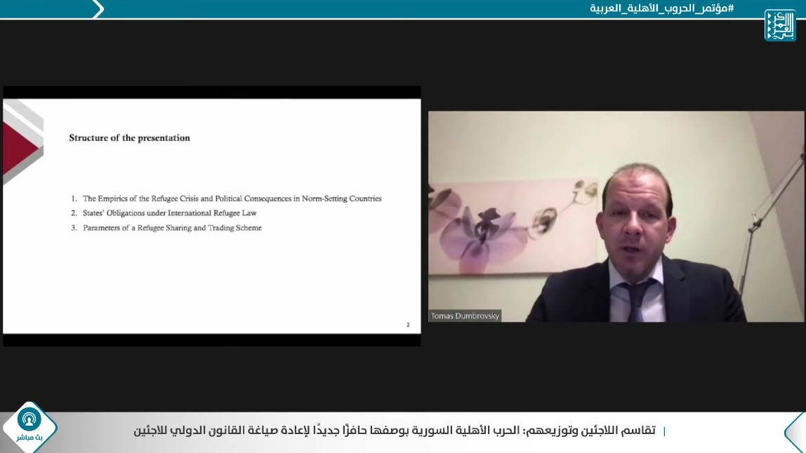 Tomas Dumbrovsky: Sharing and Trading Refugees: Syrian Civil War as New Impetus for Reconfiguring International Refugee Law